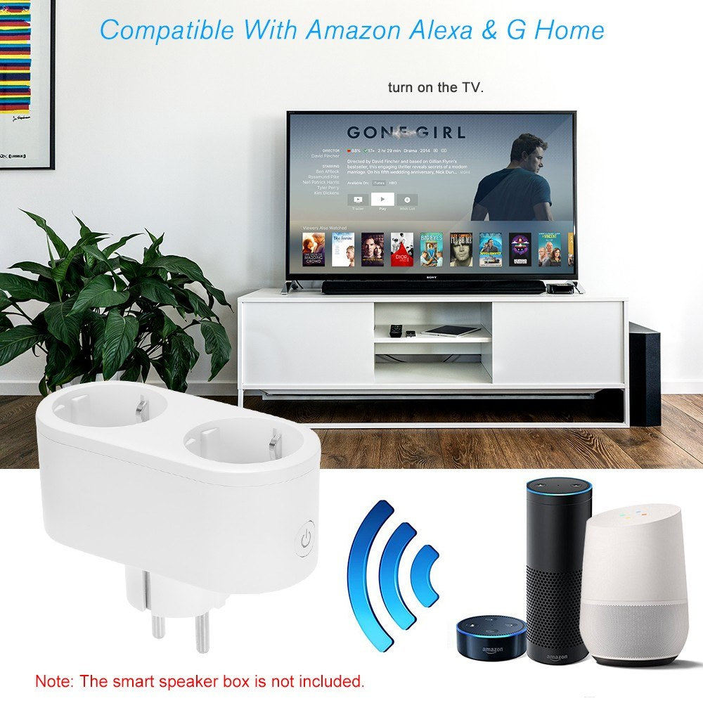 Smart WiFi Plug EU Type E - 2 Pack