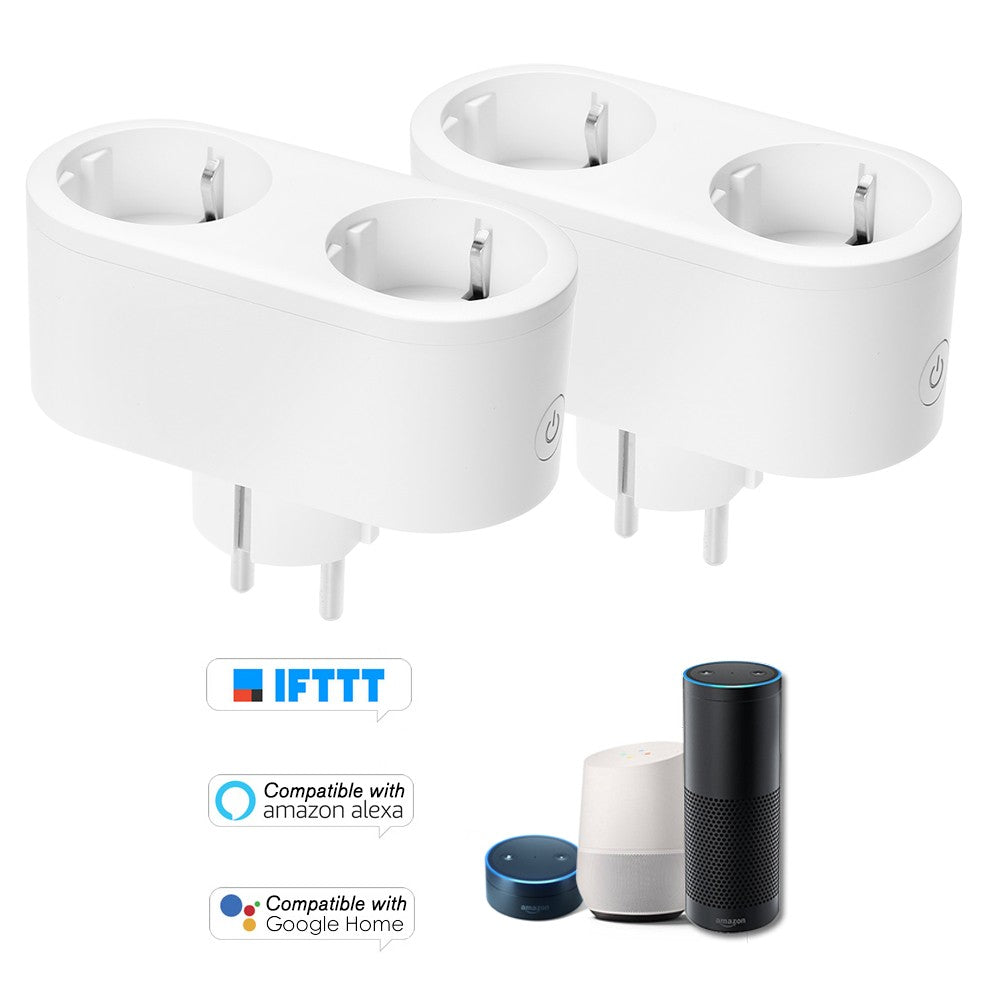 Smart WiFi Plug EU Type E - 2 Pack