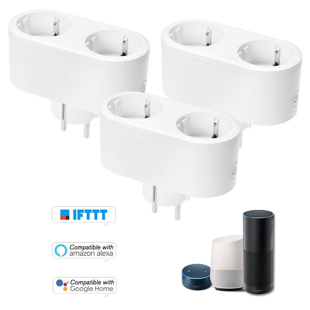 Smart WiFi Plug EU Type E - 2 Pack