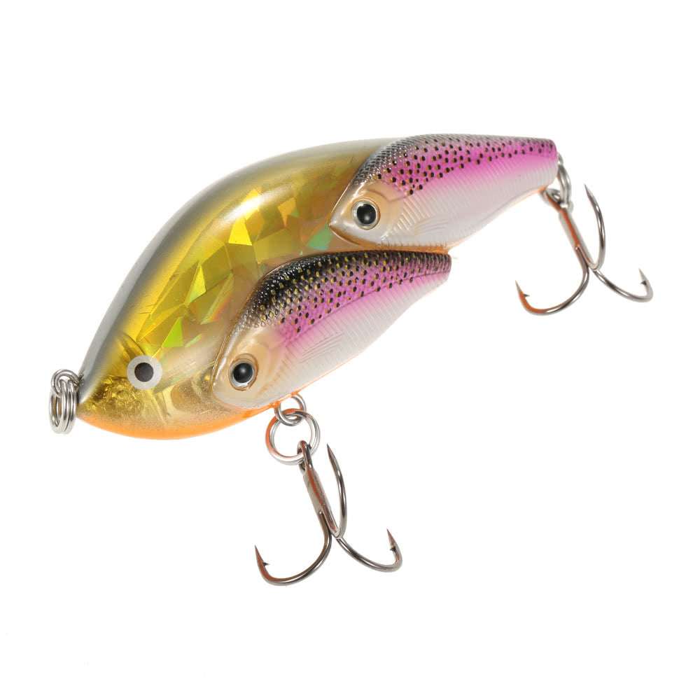 5pcs Floating SwimBait Group Hard Plastic 3D Fish Eye VIB Rattling Lures
