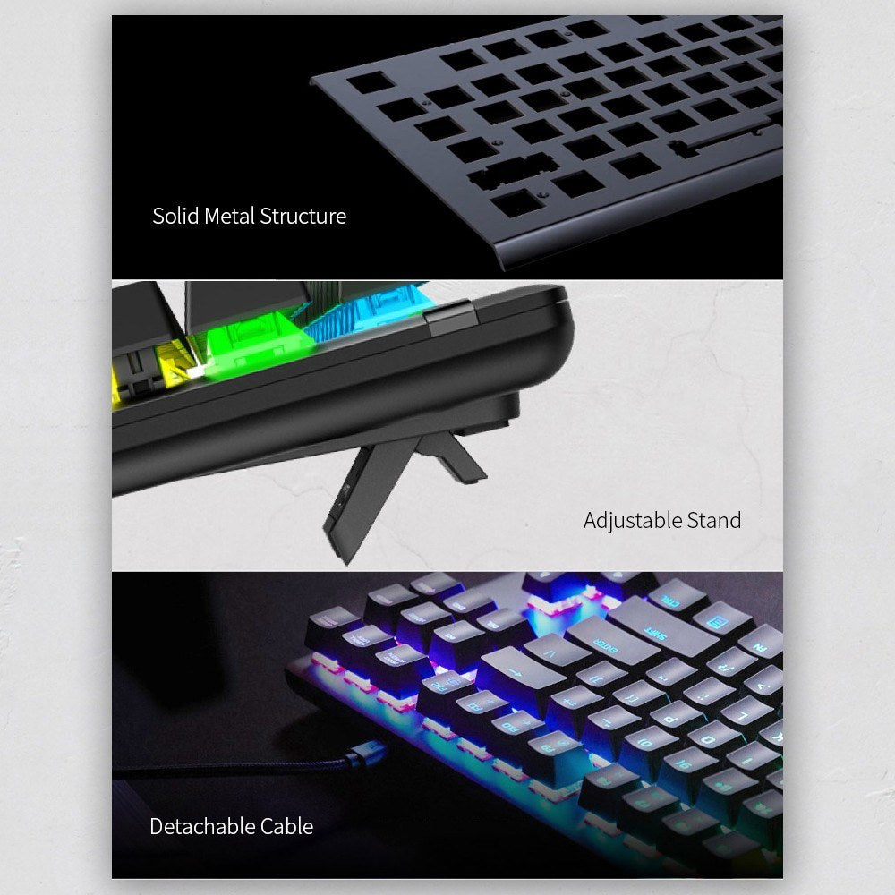HyperX Alloy Origins Core RGB 87-Key Mechanical Gaming Keyboard, Red Switches