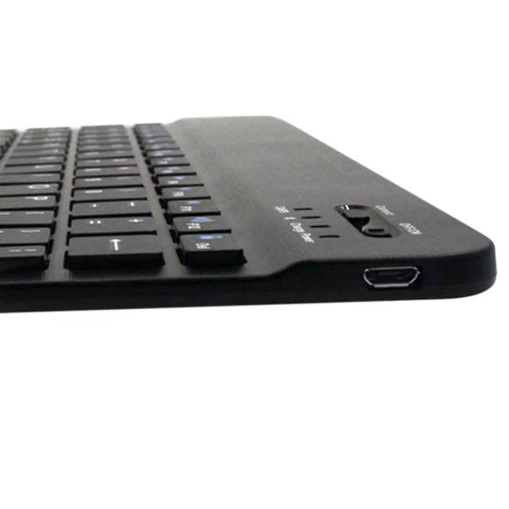 10-inch Universal Colorful Wireless Bluetooth Keyboard – Rechargeable for Mobile, Tablet, and More