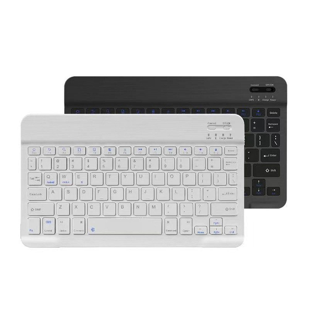 10-inch Universal Colorful Wireless Bluetooth Keyboard – Rechargeable for Mobile, Tablet, and More