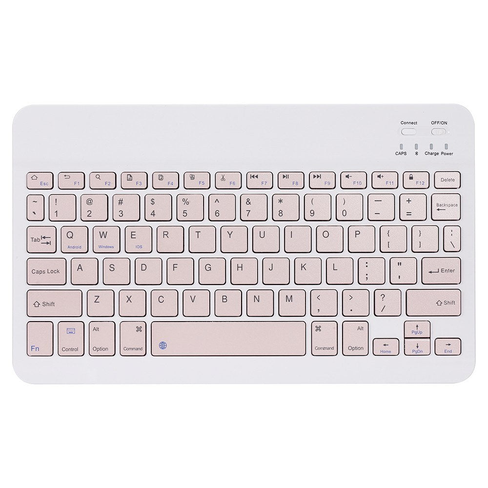 10-inch Universal Colorful Wireless Bluetooth Keyboard – Rechargeable for Mobile, Tablet, and More