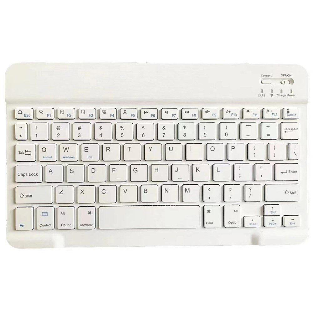 10-inch Universal Colorful Wireless Bluetooth Keyboard – Rechargeable for Mobile, Tablet, and More