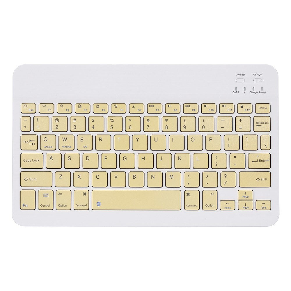 10-inch Universal Colorful Wireless Bluetooth Keyboard – Rechargeable for Mobile, Tablet, and More