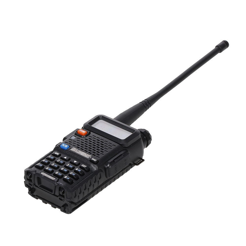 BAOFENG BF-UV5R Dual Band Handheld FM Transceiver, 128CH Amateur Radio, Long Standby, Black
