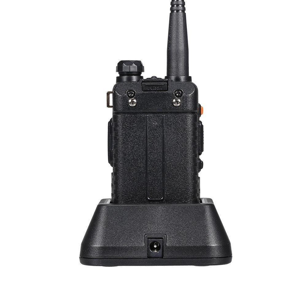 BAOFENG BF-UV5R Dual Band Handheld FM Transceiver, 128CH Amateur Radio, Long Standby, Black