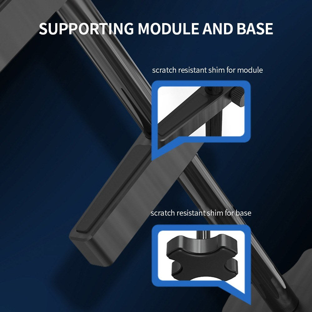 Black Aluminum Vertical Graphics Card Holder - GM961 Single Support Jack Bracket for Desktop PC Case Cooling