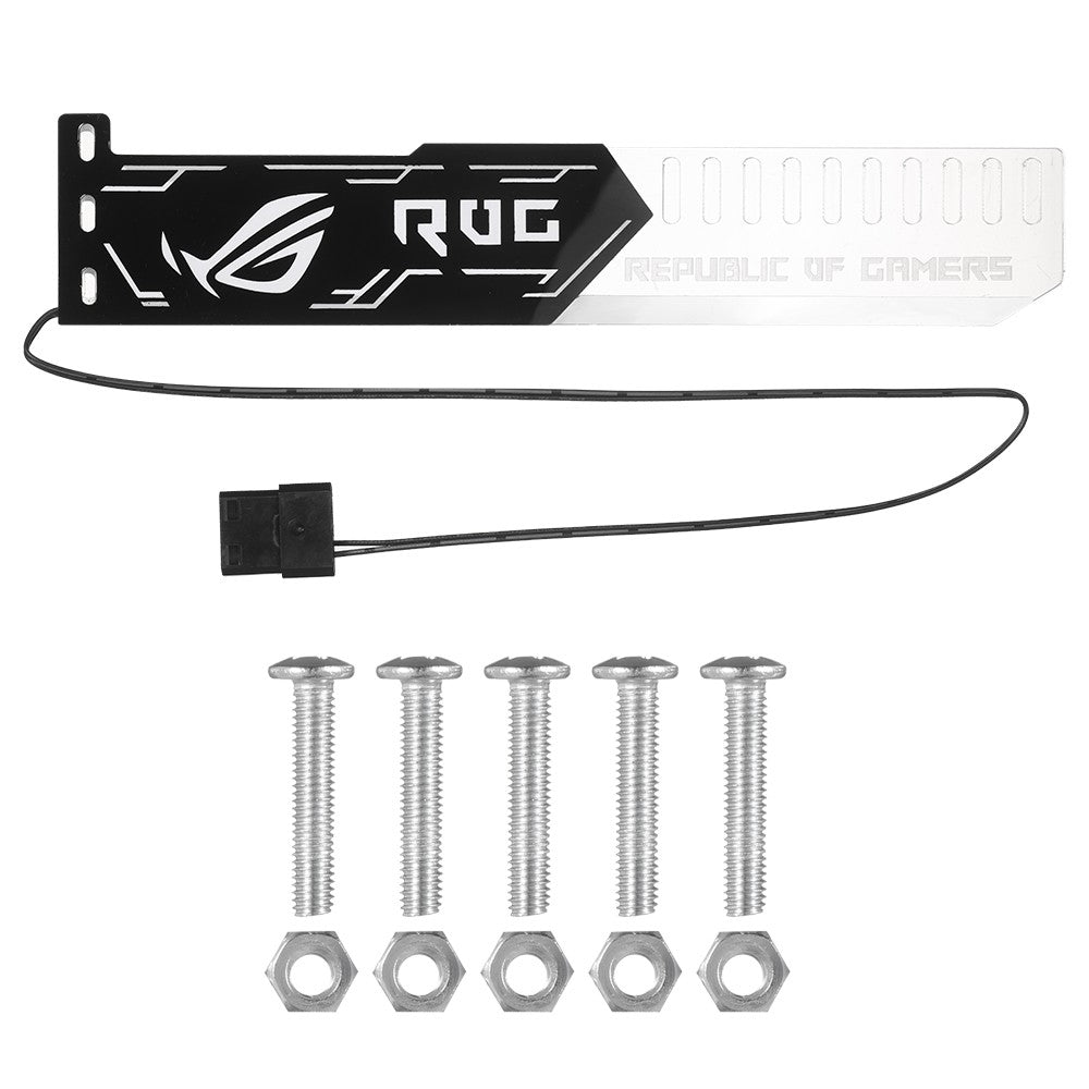 RGB25 Graphics Card Stand with 5V 2-Pin RGB Light Support Holder