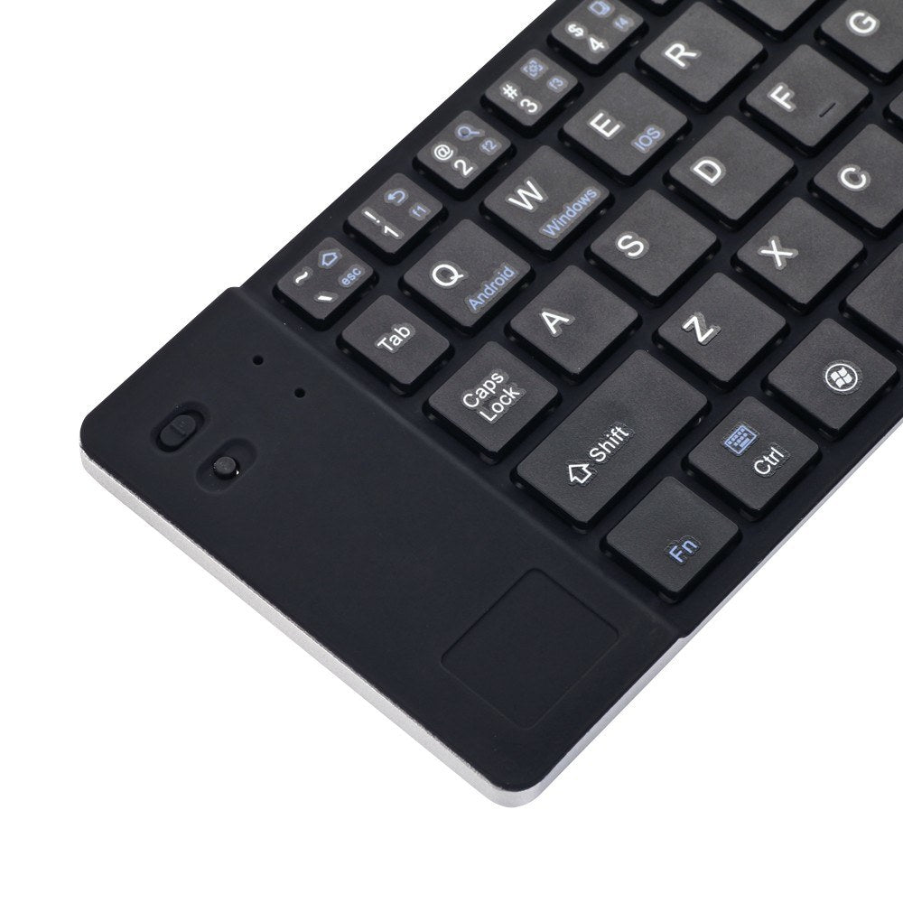 Rose Gold GK228 BT Wireless Folding Mini Keyboard - 66 Keys Portable Office Keyboard with Phone/Tablet/Laptop Stand