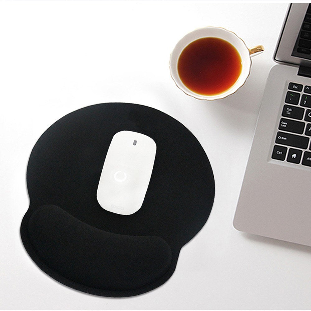 Ergonomic Memory Foam Mouse Pad with Non-Slip Wrist Support