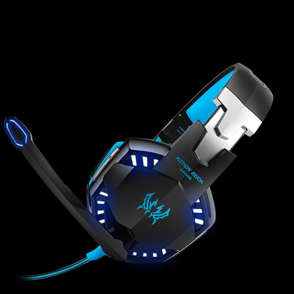 KOTION EACH G2000 3.5mm Gaming Headset with Noise Reduction & Audio Adapter for PC, Laptop, Smartphone