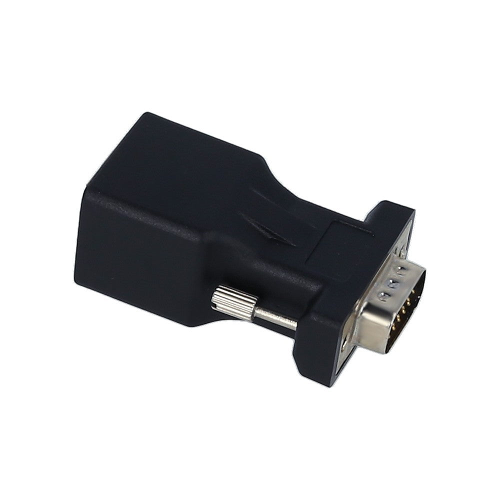 2-Pack VGA to RJ45 Male Adapter Ethernet Network Cable Converter for CAT5e/CAT6
