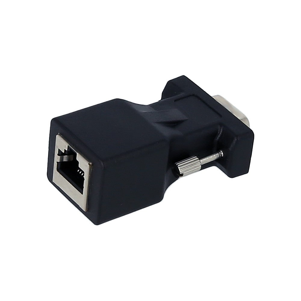 2-Pack VGA to RJ45 Male Adapter Ethernet Network Cable Converter for CAT5e/CAT6