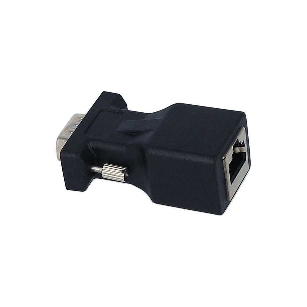 2-Pack VGA to RJ45 Male Adapter Ethernet Network Cable Converter for CAT5e/CAT6