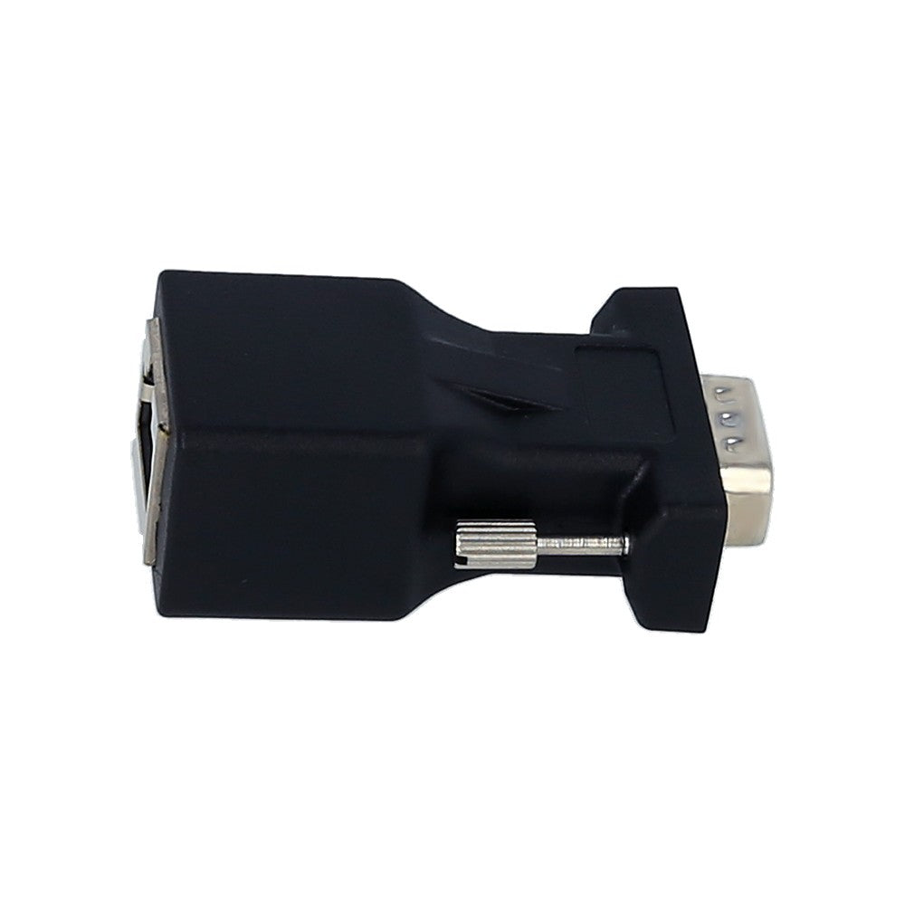2-Pack VGA to RJ45 Male Adapter Ethernet Network Cable Converter for CAT5e/CAT6