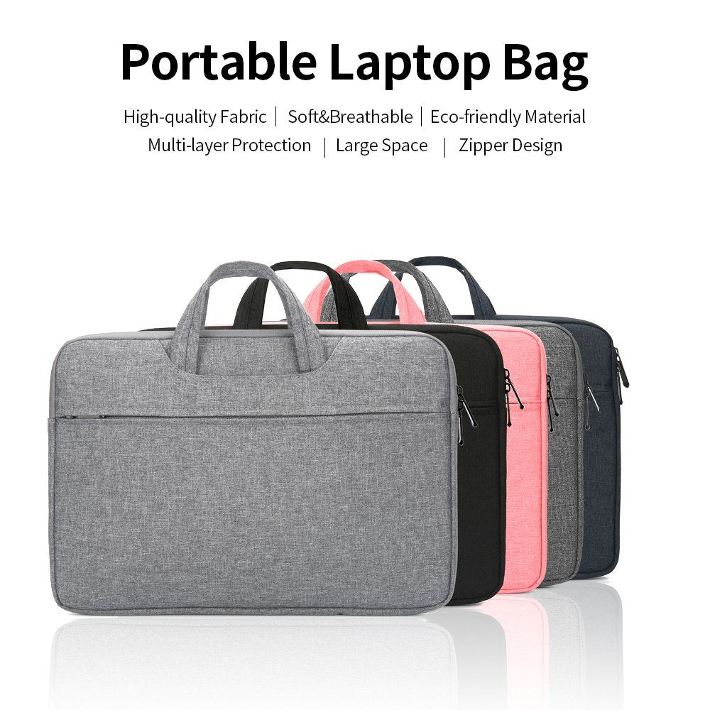Dark Grey Waterproof 14 Multifunctional Nylon Laptop Bag - Briefcase/Leisure Business Handbag