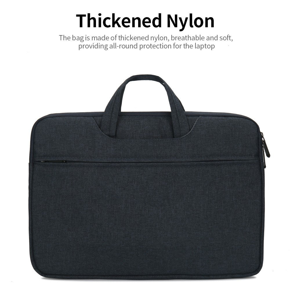 Dark Grey Waterproof 14 Multifunctional Nylon Laptop Bag - Briefcase/Leisure Business Handbag