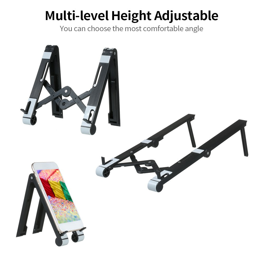 Portable 3-in-1 Laptop Stand & Foldable Phone/Tablet Holder