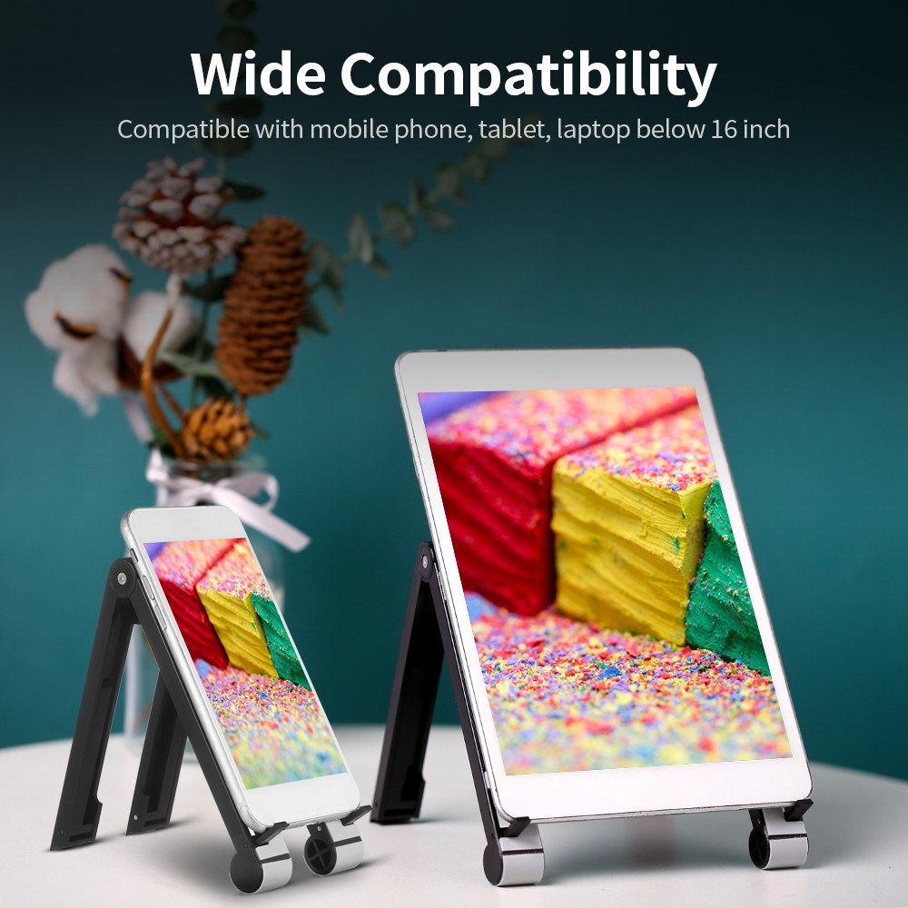 Portable 3-in-1 Laptop Stand & Foldable Phone/Tablet Holder