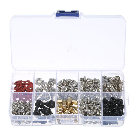 228PCS Computer Screw Kit for Desktop Maintenance: Case, Motherboard, Graphics, Hard Drive, Fan