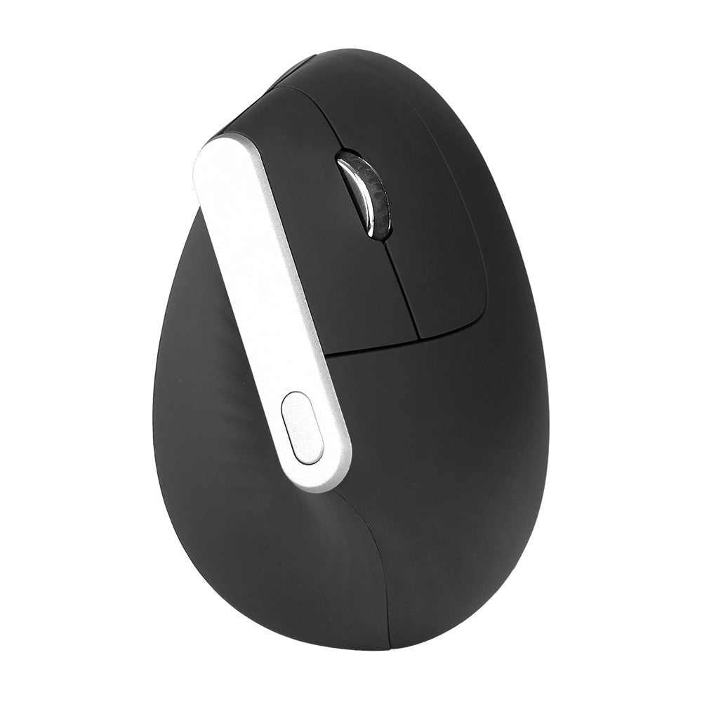 Ergonomic 2.4G Wireless Vertical Mouse, 6-Button, Adjustable DPI, Black