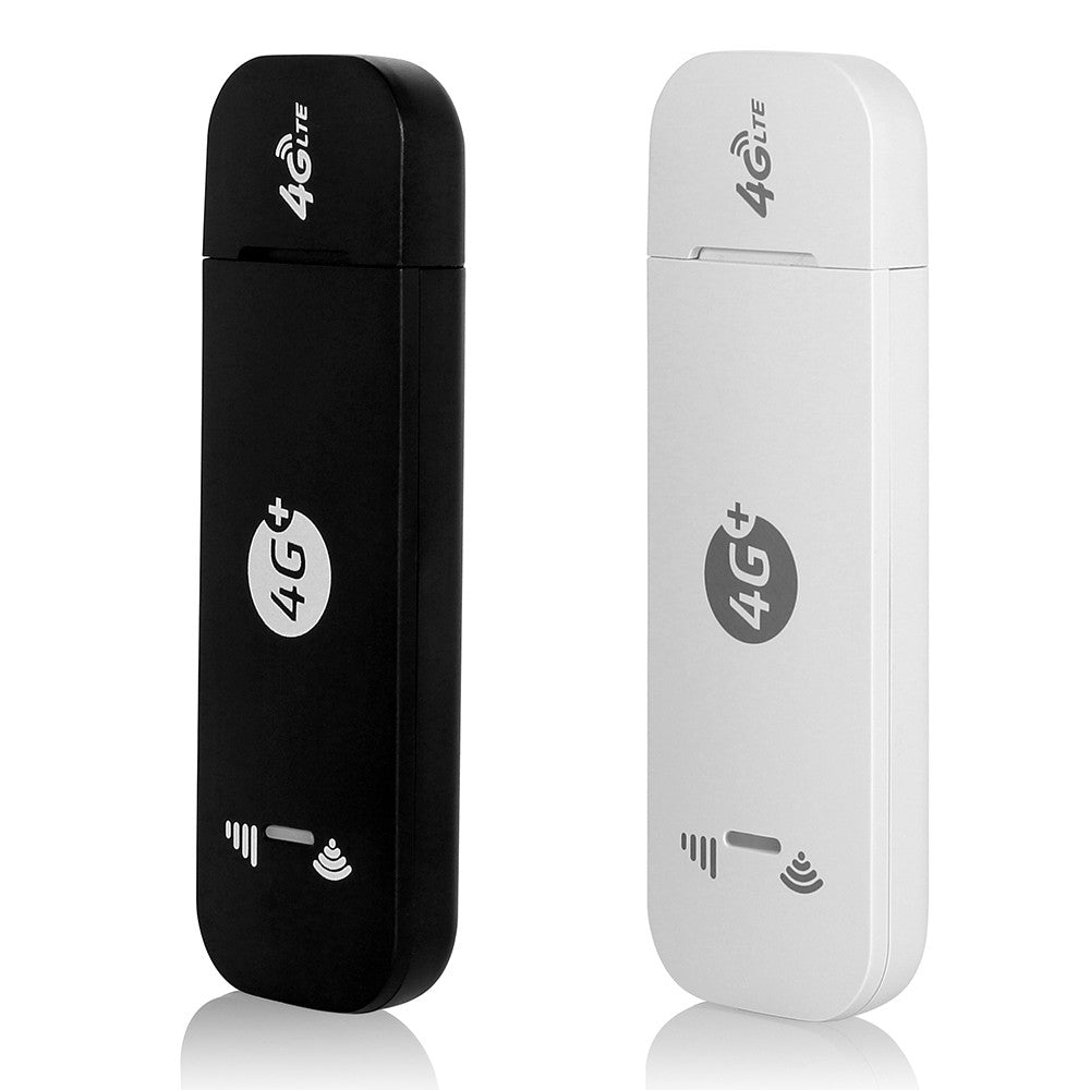 4G LTE USB WiFi Hotspot Modem - 150Mbps DL, 50Mbps UL, SIM Slot, Ext Antenna, Connects 10 Devices