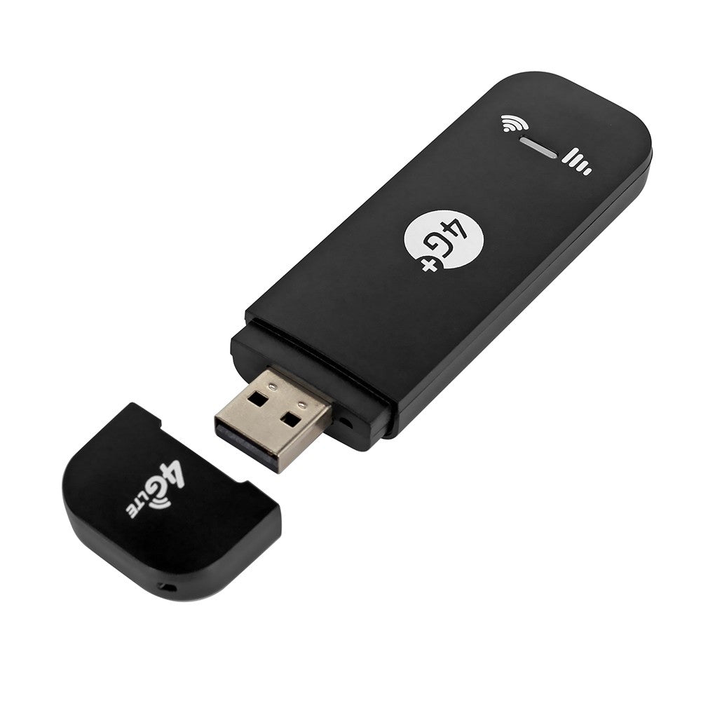 4G LTE USB WiFi Hotspot Modem - 150Mbps DL, 50Mbps UL, SIM Slot, Ext Antenna, Connects 10 Devices