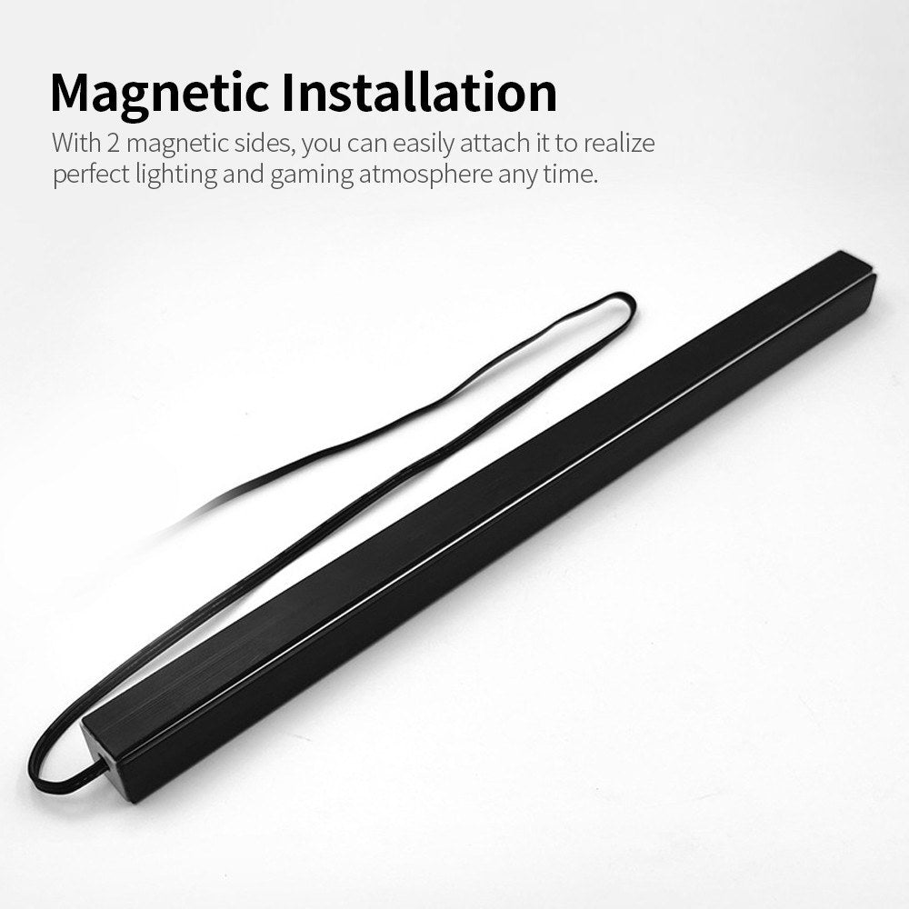 COOLMOON Dual-Sided Magnetic ARGB LED Light Strip with 5V 3-Pin Sync for PC Cases