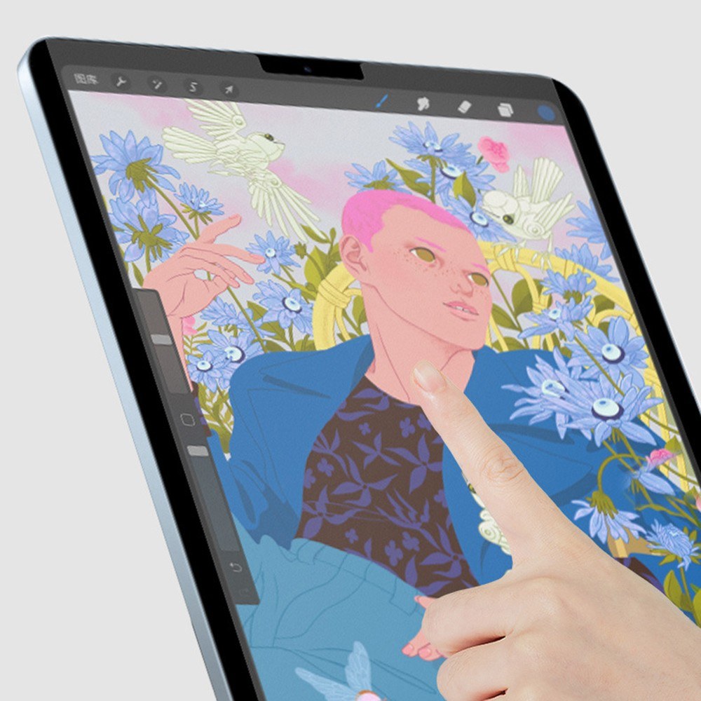 Removable Magnetic Paper-Like Screen Protector, High-Transmittance, Anti-Slip & Glare, for iPad 11/10.9