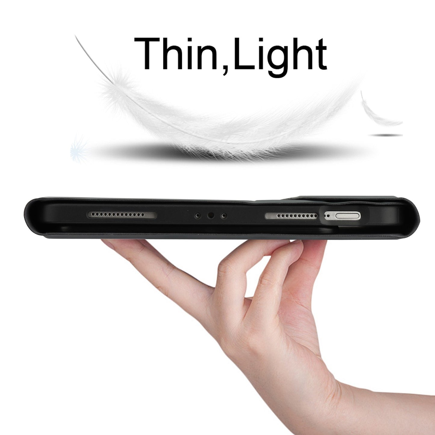 Black Detachable Bluetooth Keyboard & Protective Case for iPad Air 3, Pro 10.5, iPad 10.2 (2019/2020)