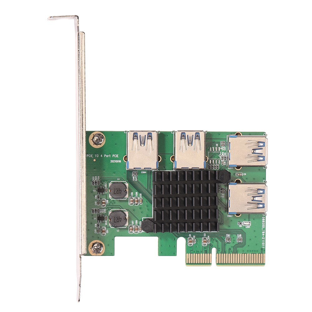 PCI-E X4 to USB 3.0 Adapter Board with 4-Port USB 3.0 Expansion