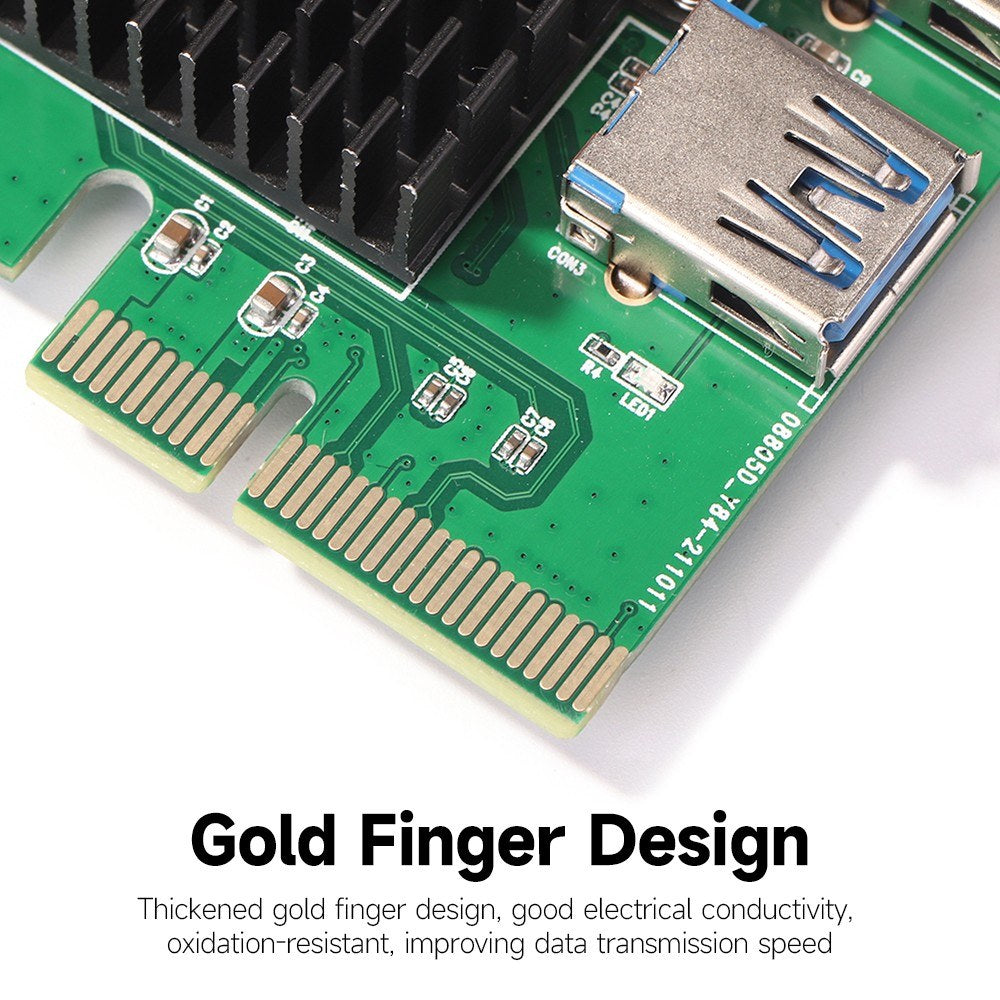 PCI-E X4 to USB 3.0 Adapter Board with 4-Port USB 3.0 Expansion