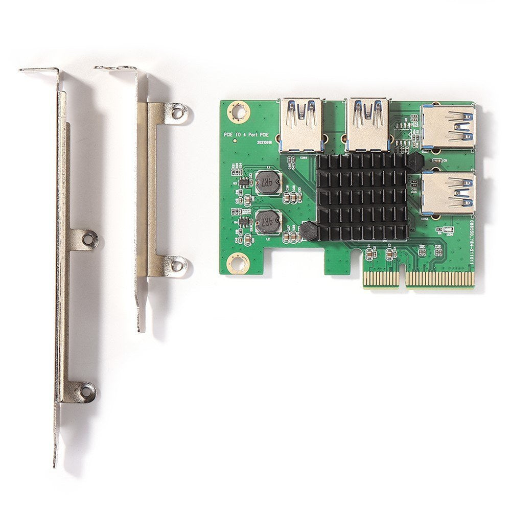 PCI-E X4 to USB 3.0 Adapter Board with 4-Port USB 3.0 Expansion