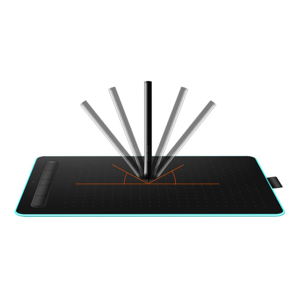 VSON WP9620N Blue Graphics Tablet - 8192 Levels Pressure Sensitivity, 5080 LPI Resolution, 230 PPS Read Speed