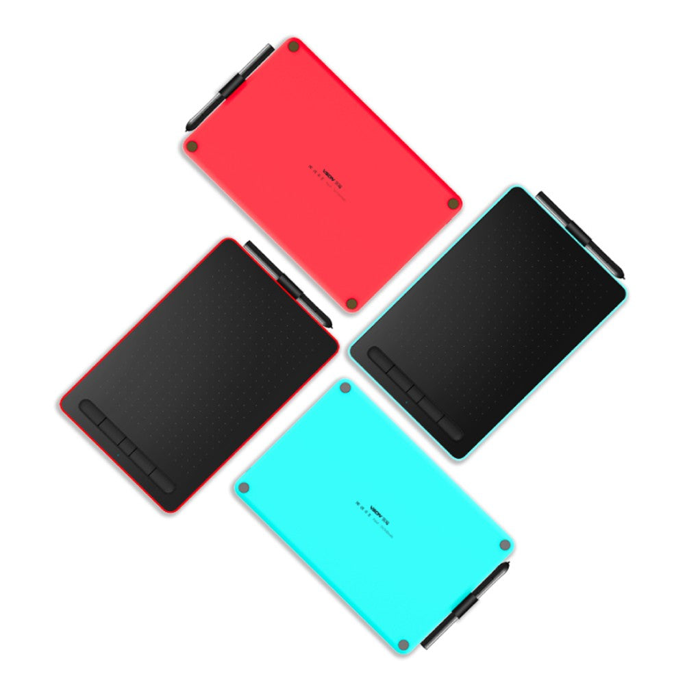 VSON WP9620N Blue Graphics Tablet - 8192 Levels Pressure Sensitivity, 5080 LPI Resolution, 230 PPS Read Speed