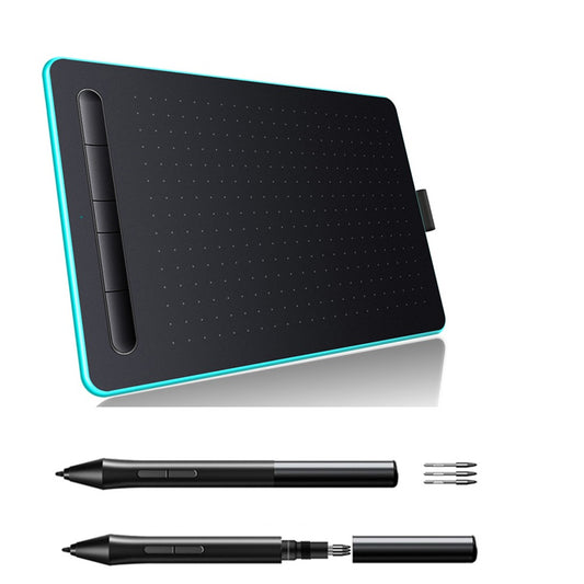 VSON WP9620N Blue Graphics Tablet - 8192 Levels Pressure Sensitivity, 5080 LPI Resolution, 230 PPS Read Speed