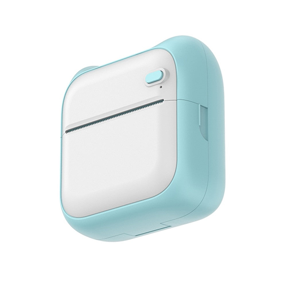 Portable Wireless Bluetooth Thermal Pocket Printer - Photo, Notes, Text Memo Printing - Blue