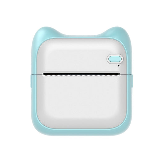 Portable Wireless Bluetooth Thermal Pocket Printer - Photo, Notes, Text Memo Printing - Blue