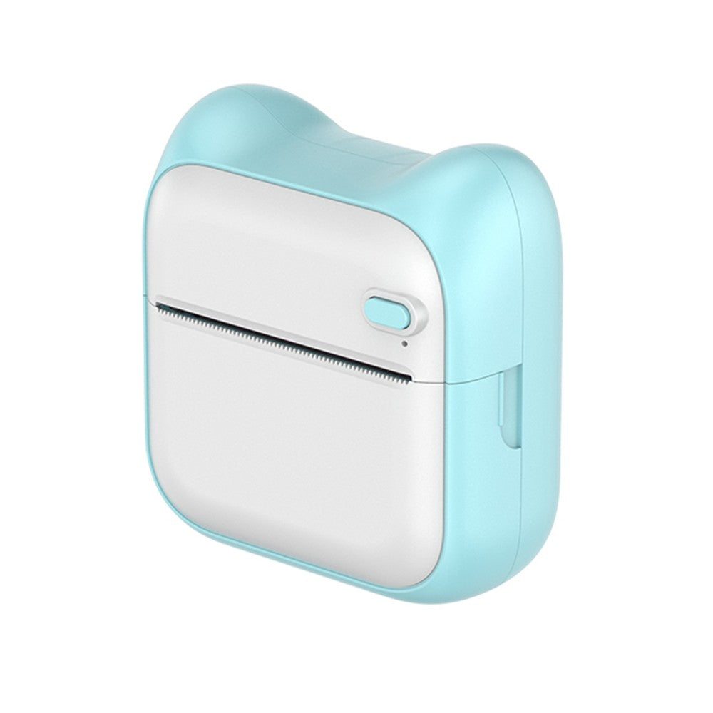 Portable Wireless Bluetooth Thermal Pocket Printer - Photo, Notes, Text Memo Printing - Blue