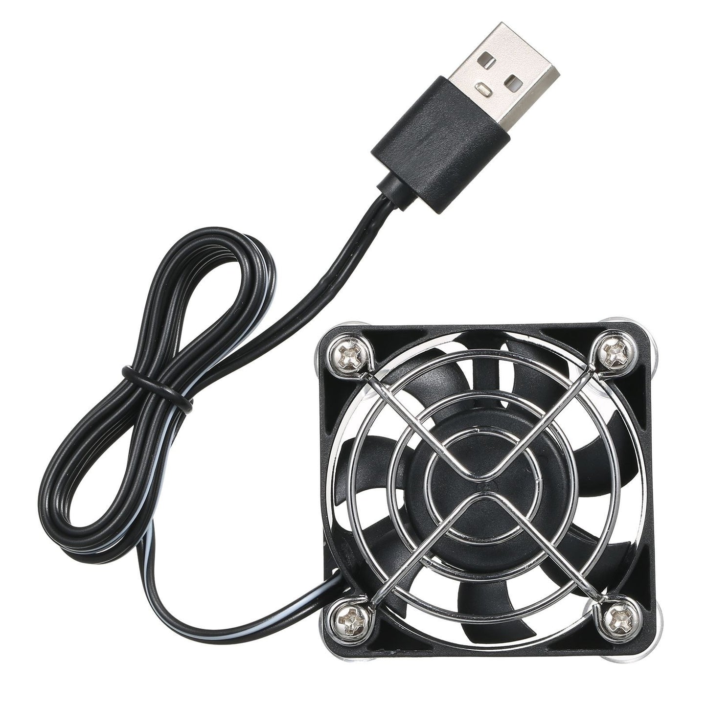 Compact 5cm Phone Cooling Fan with 4 Suction Cups for Fast Heat Dissipation