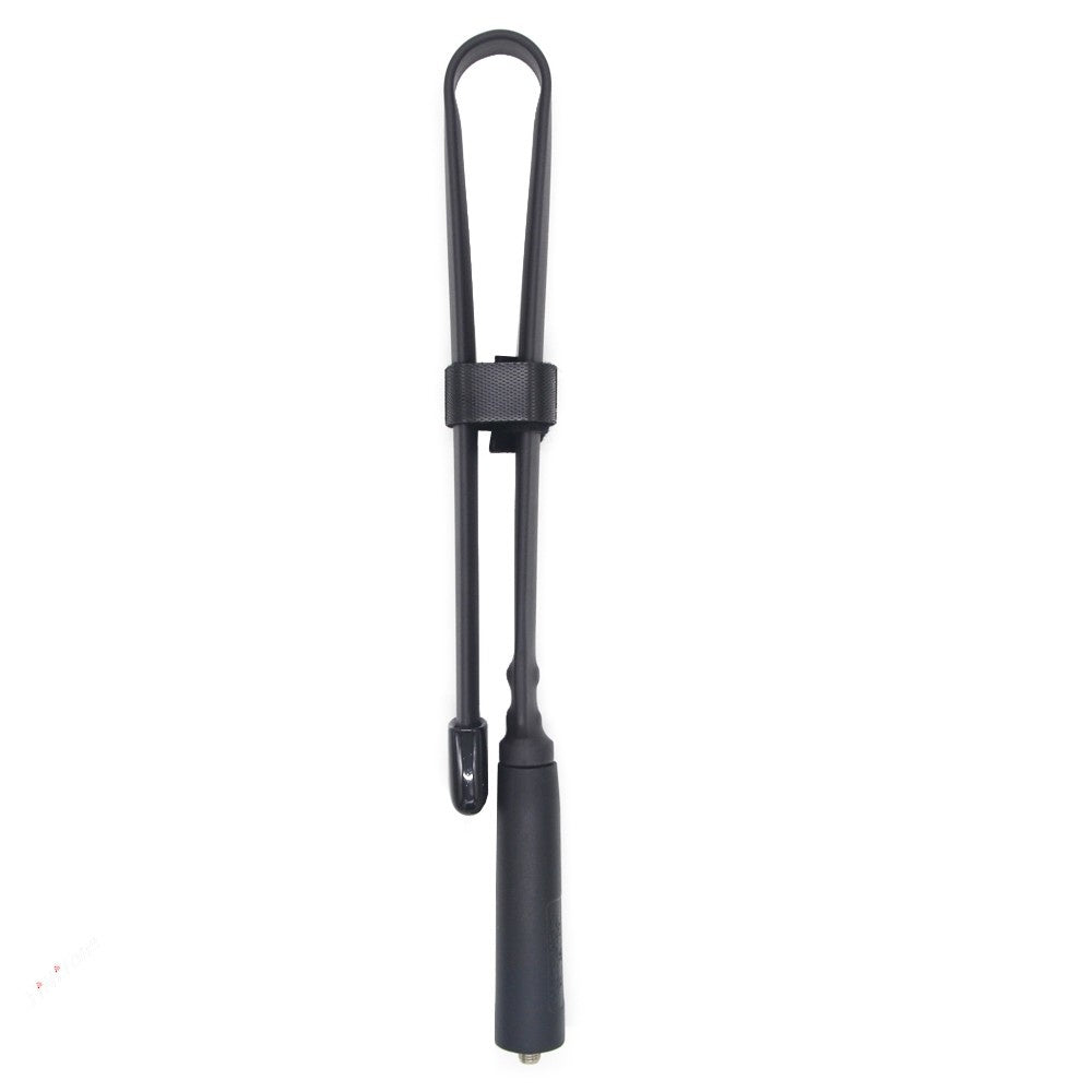 High Gain Foldable Walkie Talkie Antenna SMA-Male 108cm 144/430MHz Wide Compatibility