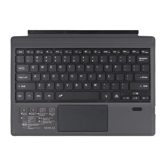 Ultra-Thin Wireless Bluetooth Keyboard with Backlight & Large Touchpad for Surface Pro 3-7