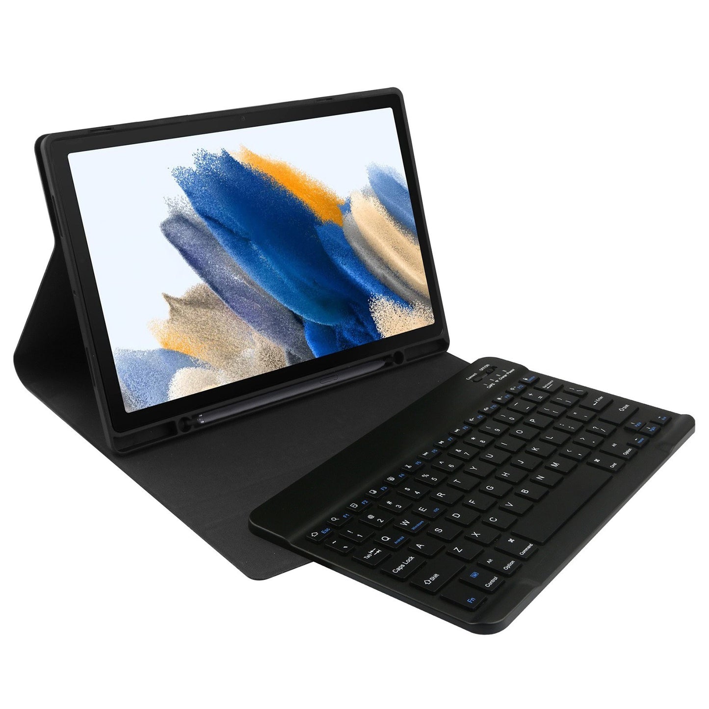 Samsung Galaxy Tab A8 10.5 Tablet Case with Bluetooth Keyboard, Pen Slot & Touchpad - Compatible with SM-X200/SM-X205/SM-X207
