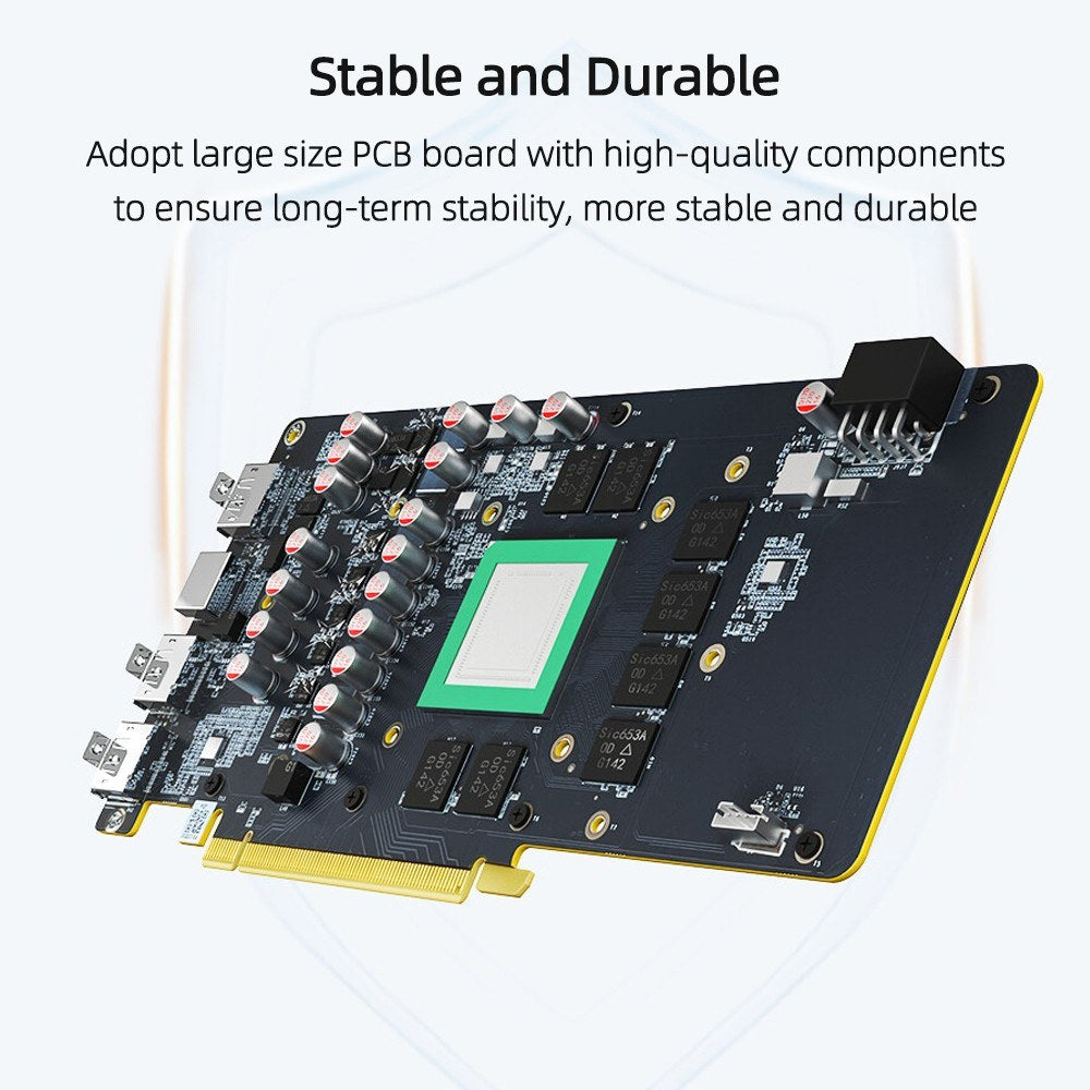 Peladn RTX 2060 6GB Gaming Graphics Card, GDDR6, 192-bit, 8K Support, 3x DP + HDMI Output