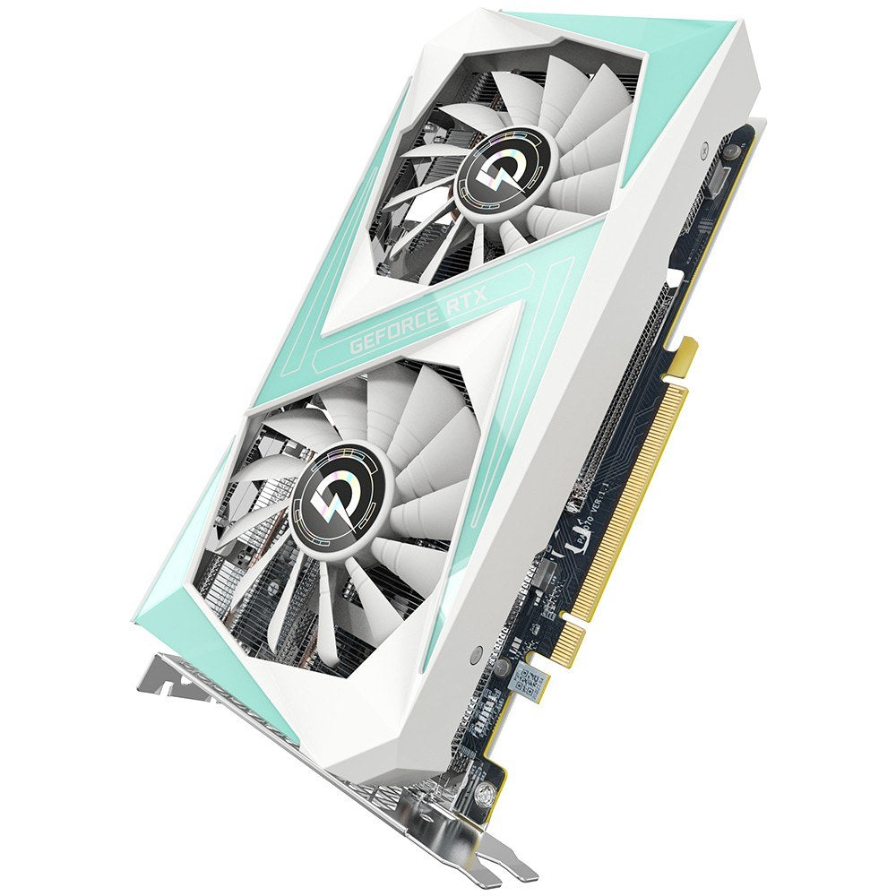 Peladn RTX 2060 6GB Gaming Graphics Card, GDDR6, 192-bit, 8K Support, 3x DP + HDMI Output