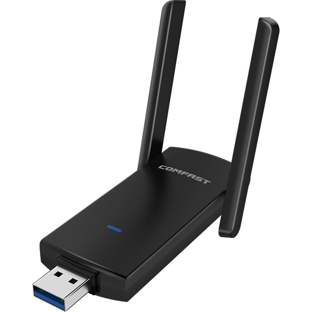 COMFAST CF-924AC Dual-Band 1300Mbps Gigabit USB WiFi Adapter - High-Speed, Stable, Low-Latency Wireless Network Card