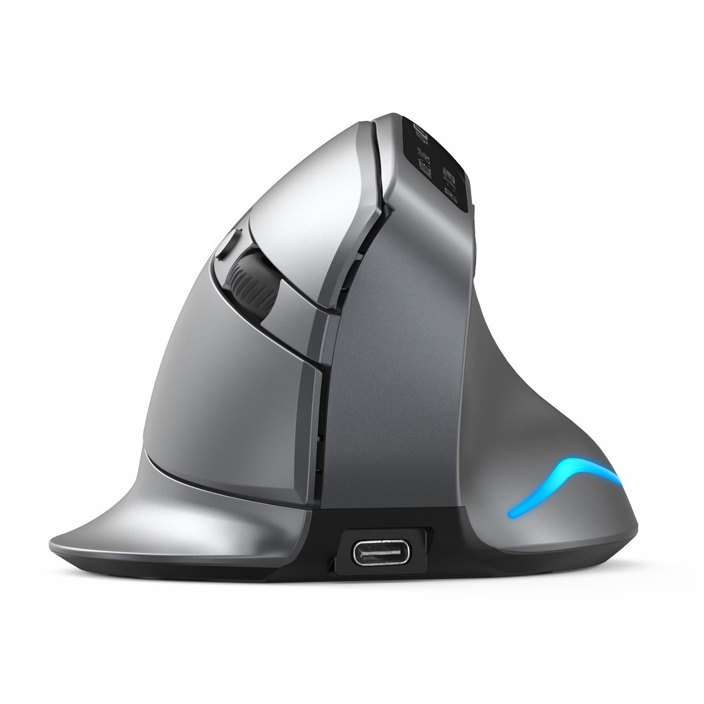 ZELOTES F-26C Silent Dual-Mode Wireless Mouse, Rechargeable with 2.4GHz & Bluetooth, Gray