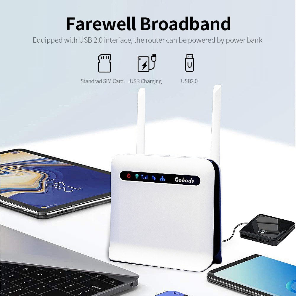 Industrial-Grade 300M Wireless Router CPE with EU Power Supply - 2.4G Single Band, Through-Wall, Portable (Europe & Africa)
